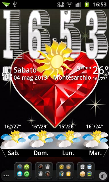 3D theme Weather, PR.CLK wea截图4