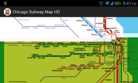 Chicago Subway Map HD截图3