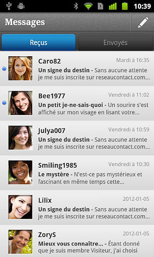 R&eacute;seau Contact Mobile截图3