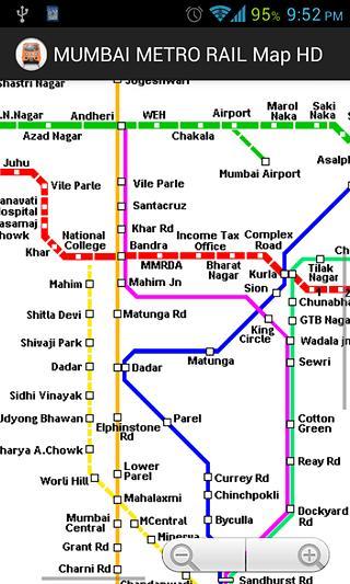 MUMBAI METRO RAIL Map HD截图2