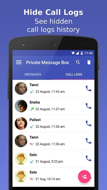 Private Message Box : Hide SMS截图1