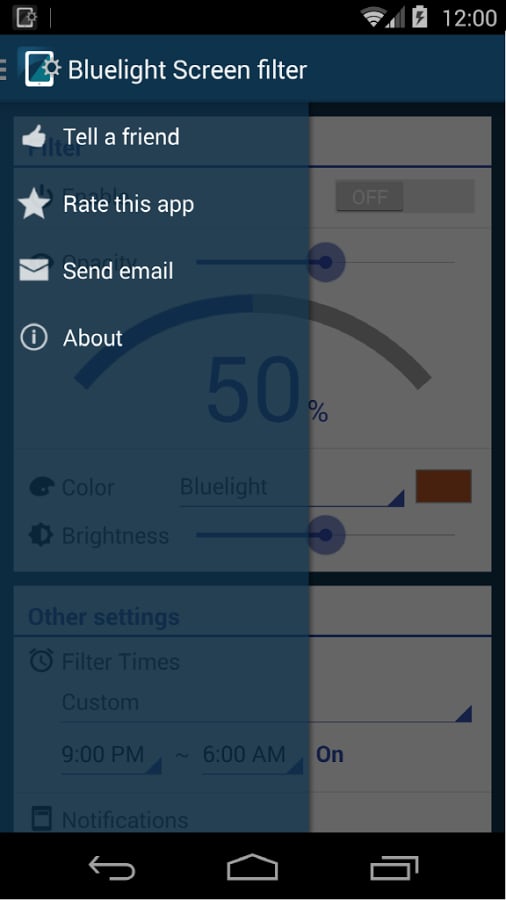 Bluelight Screen filter截图1