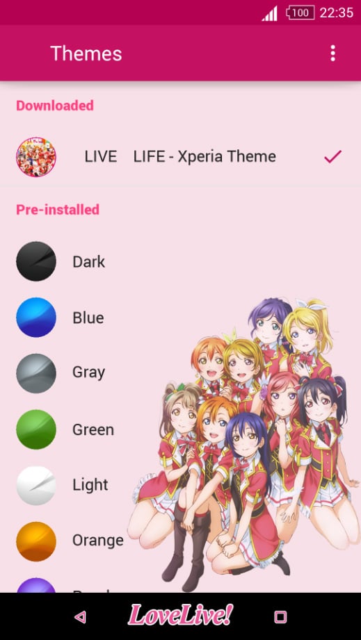 仆らのLIVE 君とのLIFE - Xperia Theme截图2