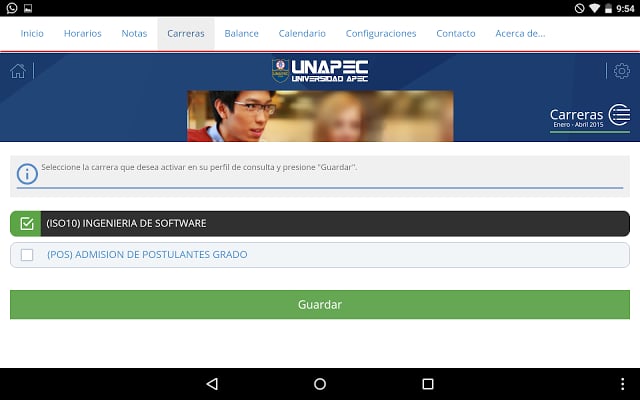 UNAPEC Virtual Estudiantes截图3