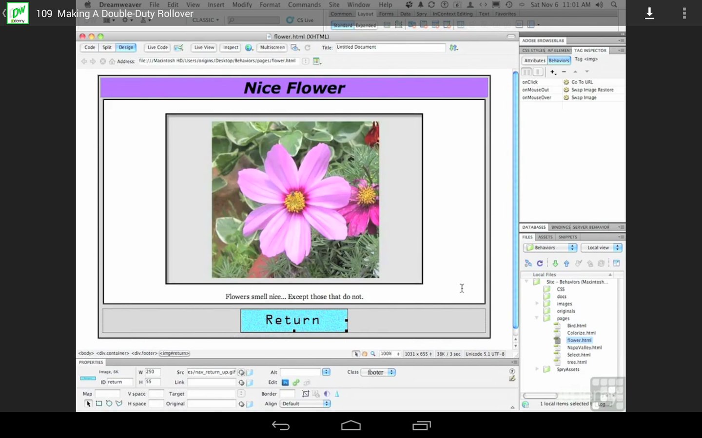 Udemy Dreamweaver CS5.5 ...截图1