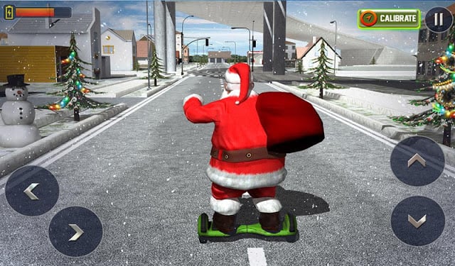 Hoverboard Rider 3D:Santa Xmas截图4