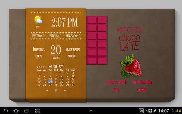 Chocolate Box Theme Note 10.1截图2