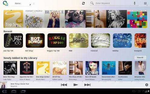 Music Unlimited Tablet App截图3