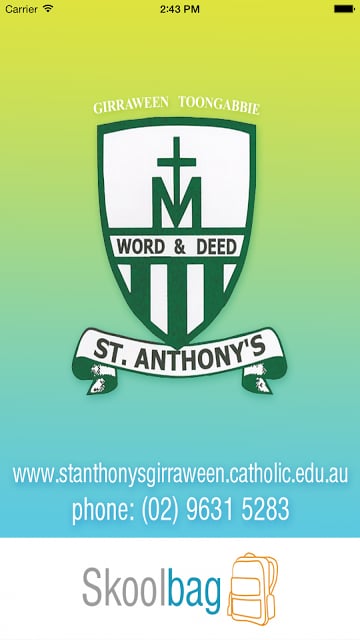 St Anthony's Primary Skoolbag截图2