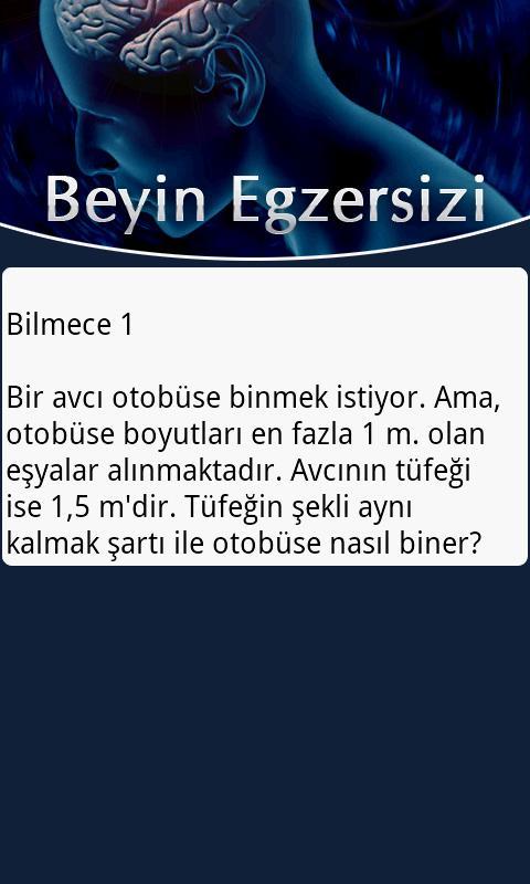 Beyin Egzersizi Android截图3