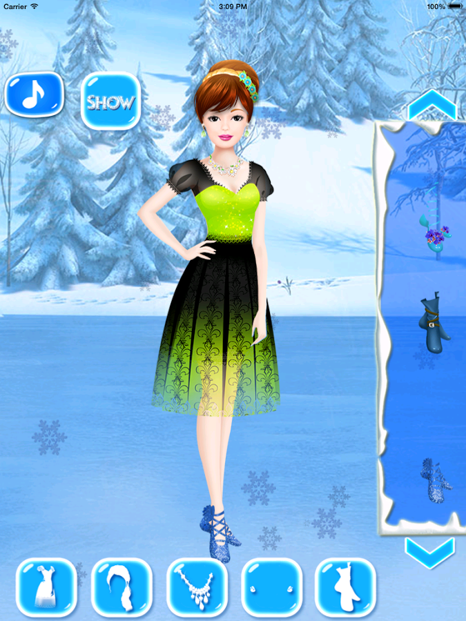 Frozen doll dressup截图6