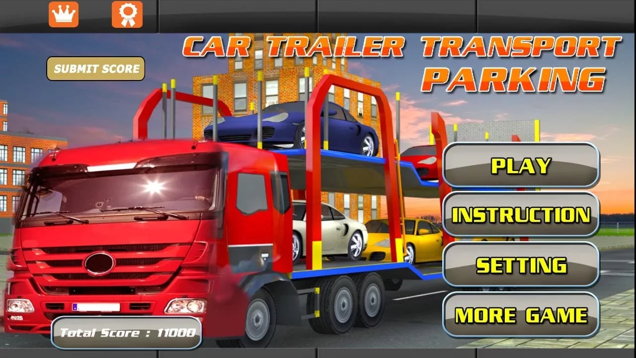 3D Car Transport parking截图5