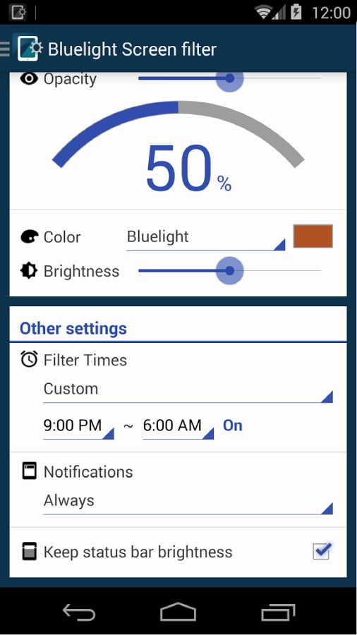 Bluelight Screen filter截图4