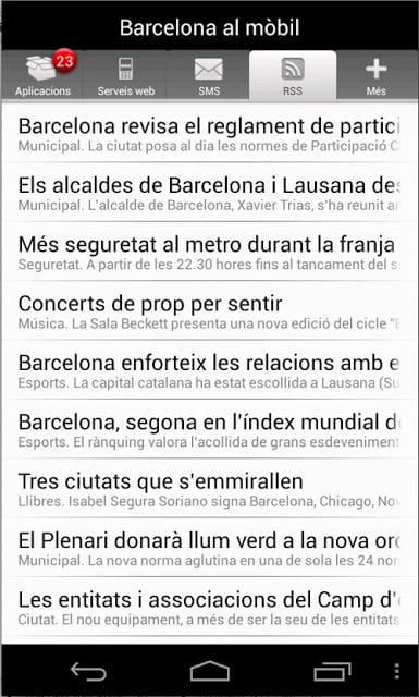 Barcelona al m&ograve;bil截图3