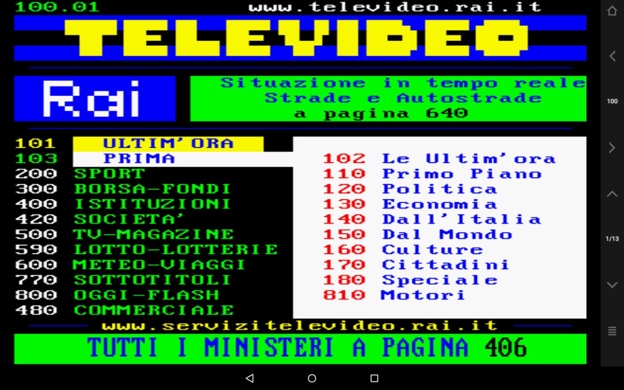 Televideo Teletext截图11