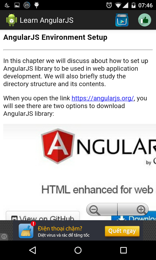 Learn AngularJS offline截图3