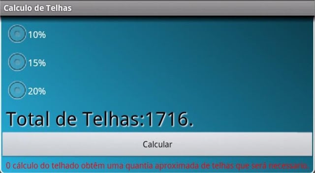 Calculo de Telhas截图2