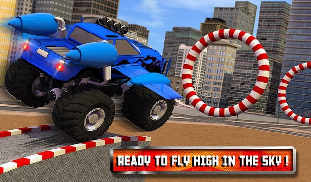 Flying Car Stunts 2016截图5