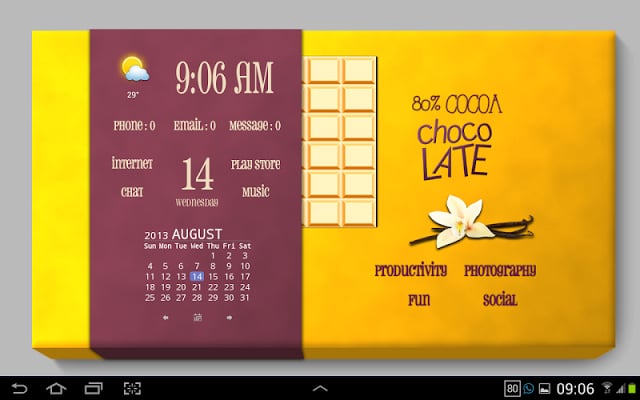 Chocolate Box Theme Note 10.1截图7