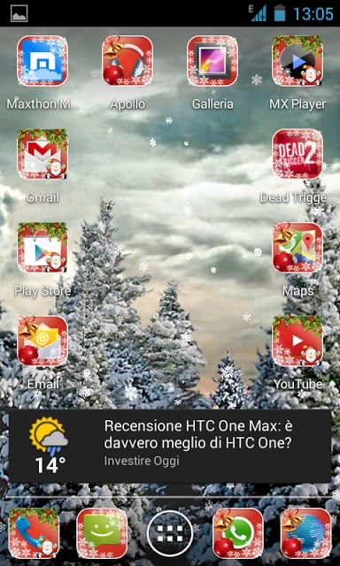 Merry KitKat Xmas Holo - Theme截图5