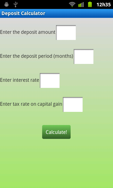 Bank Deposit Calculator截图3