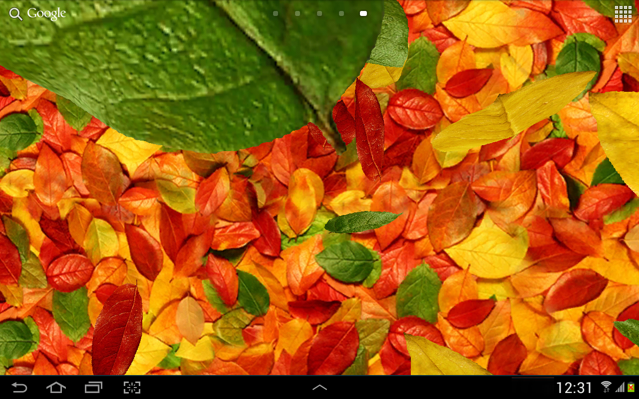 Autumn leaves 3D LWP截图1