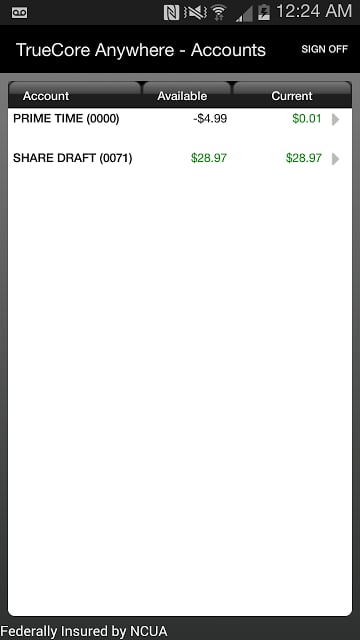 TrueCore FCU Mobile Banking截图2