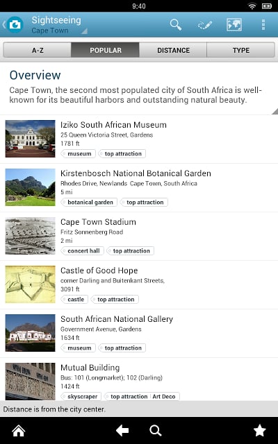 Cape Town Guide by Triposo截图5