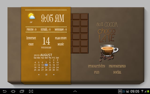 Chocolate Box Theme Note 10.1截图6