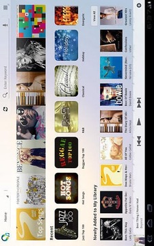 Music Unlimited Tablet App截图