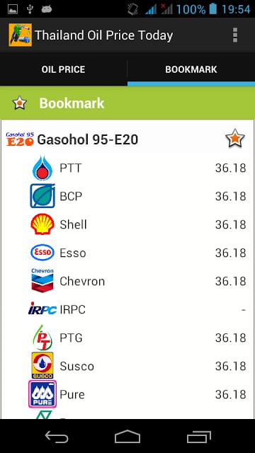 Thailand Oil Price Today截图3