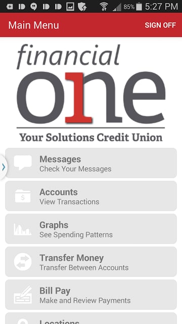 Financial One Mobile Banking截图3