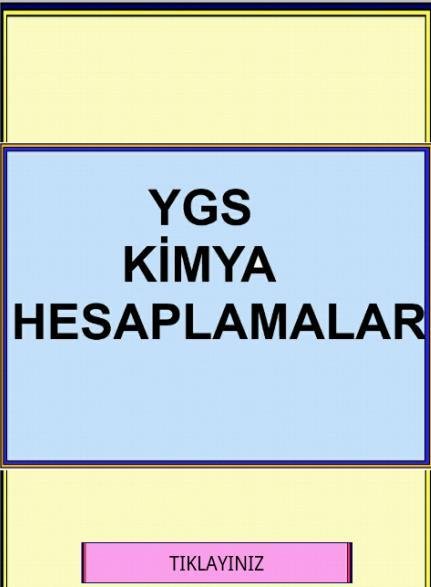 YGS Kimya Hesaplamalar截图3