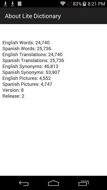 英语西班牙语字典截图4