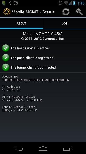 Symantec Mobile Management截图1