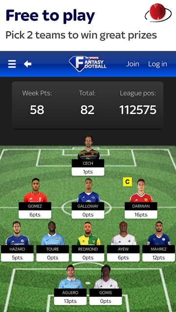 Sky Sports Fantasy Football截图6