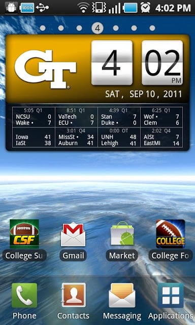 Georgia Tech Live Clock截图5