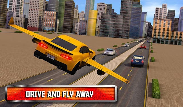 Flying Car Stunts 2016截图6