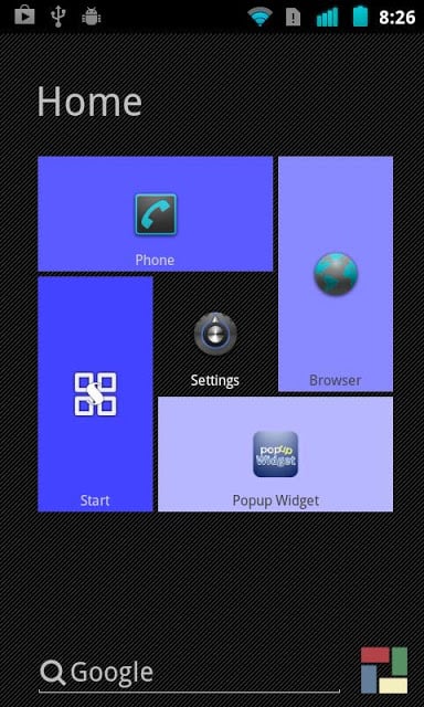 Blue theme for SquareHome截图2