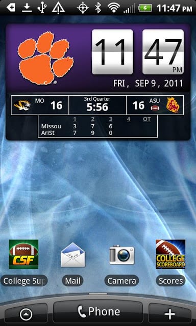 Clemson Tigers Live Clock截图5