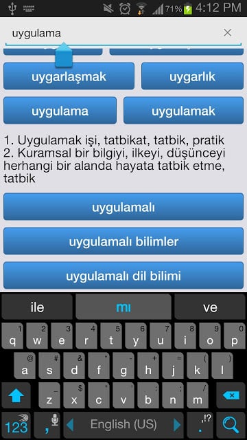 Offline T&uuml;rk&ccedil;e S&ouml;zl&uuml;k Free截图1