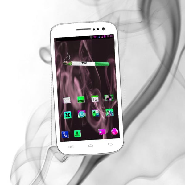 Battery Cigarette Widget截图2