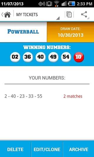 Lottery Results截图3