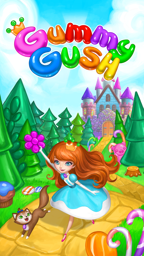 Gummy Gush Match-3 Puzzle截图5