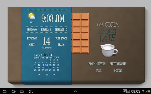 Chocolate Box Theme Note 10.1截图3