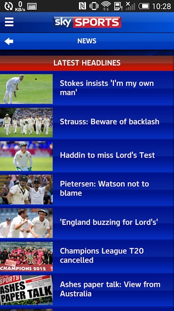 Sky Sports Live Cricket SC截图2