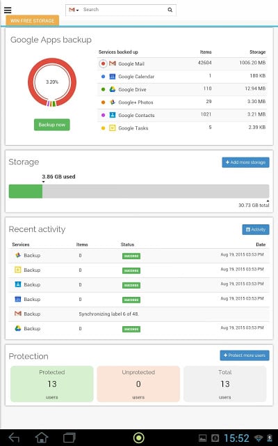 Spinbackup - Backup &amp; Restore截图9