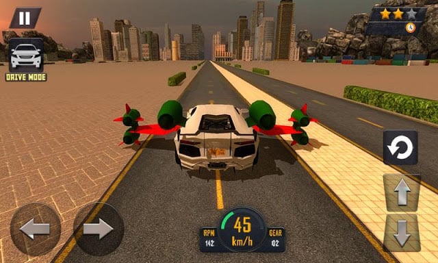 Flying Car Stunts 2016截图4