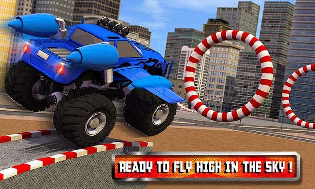 Flying Car Stunts 2016截图10