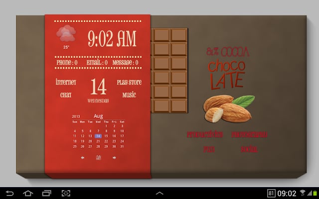 Chocolate Box Theme Note 10.1截图1